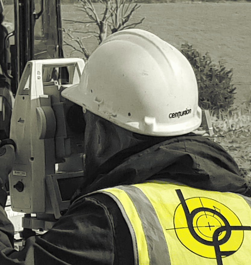 Measured building survey elevation drawing showing building façade and architectural features